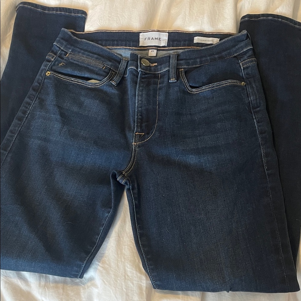 Frame Denim Women's skinny Dark Blue Jeans